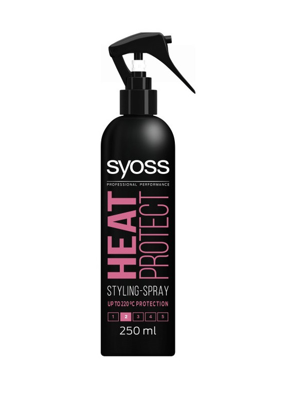 Термозахисний спрей для укладки Heat Protect (фіксація 2) Syoss (228425437)