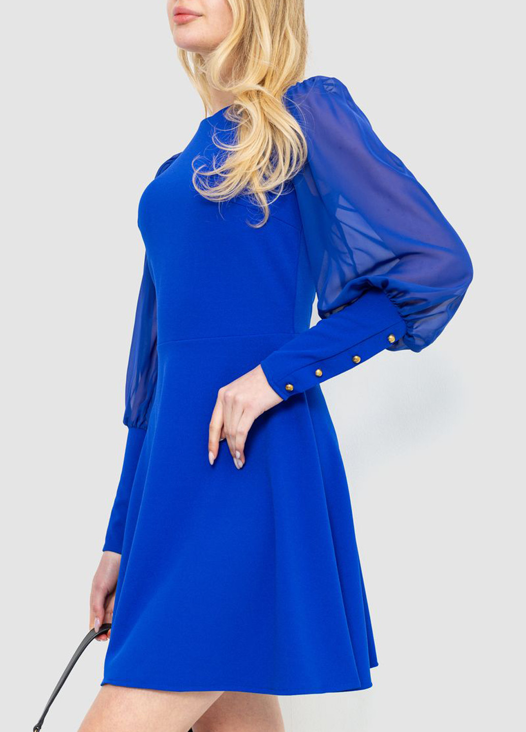 Синя кежуал сукня кльош Ager однотонна