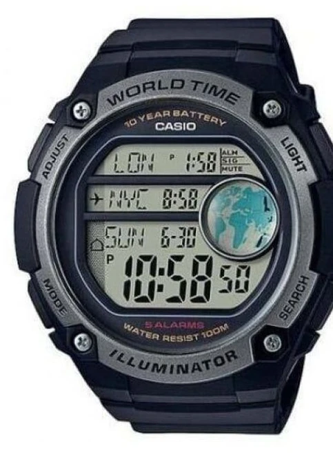 Мужские Часы AE-3000W-1AVEF кварцевые спортивные Casio (226691116)