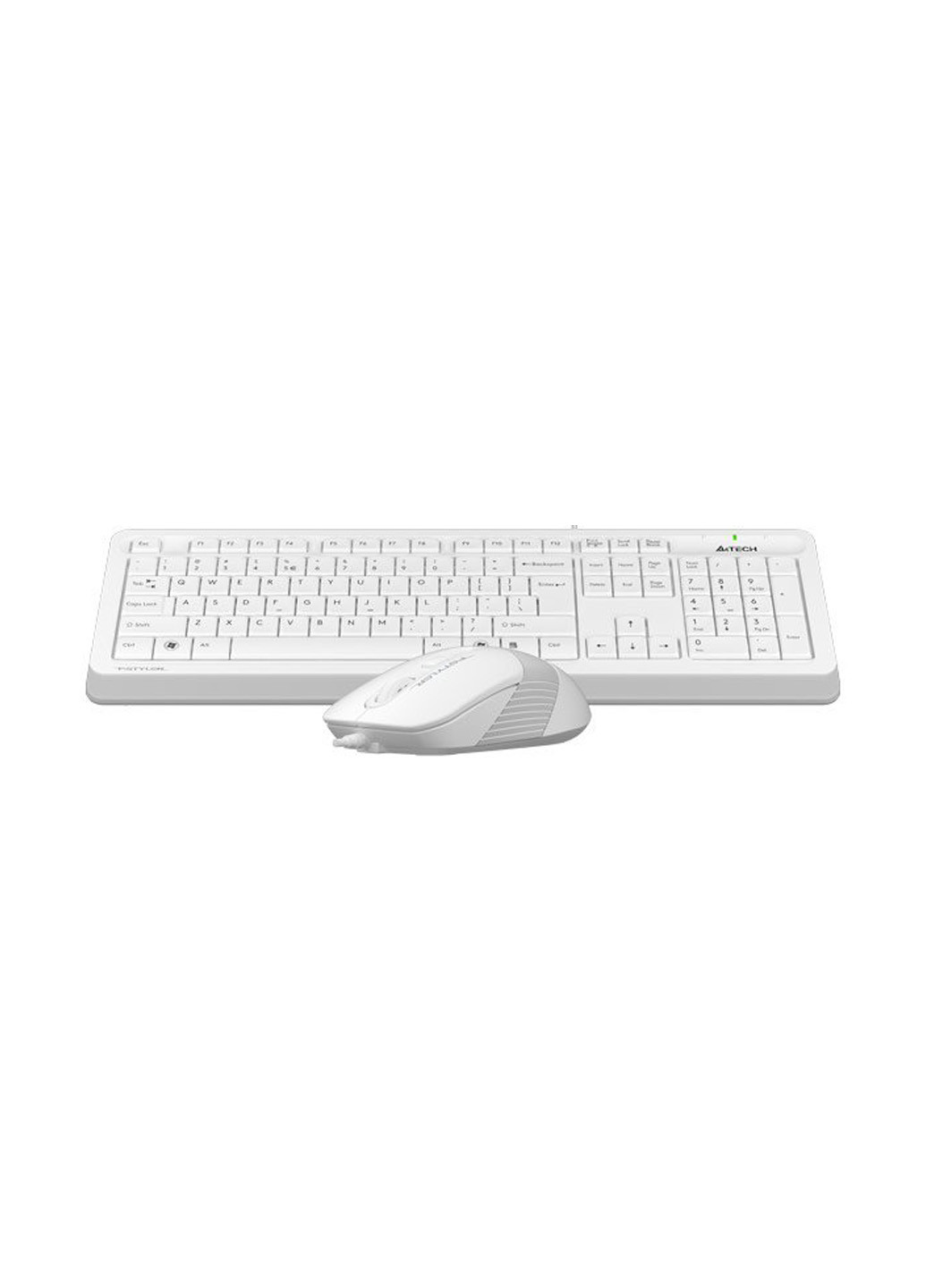 Комплект провідний (клавіатура + миша) A4Tech f1010 (white) (138684794)
