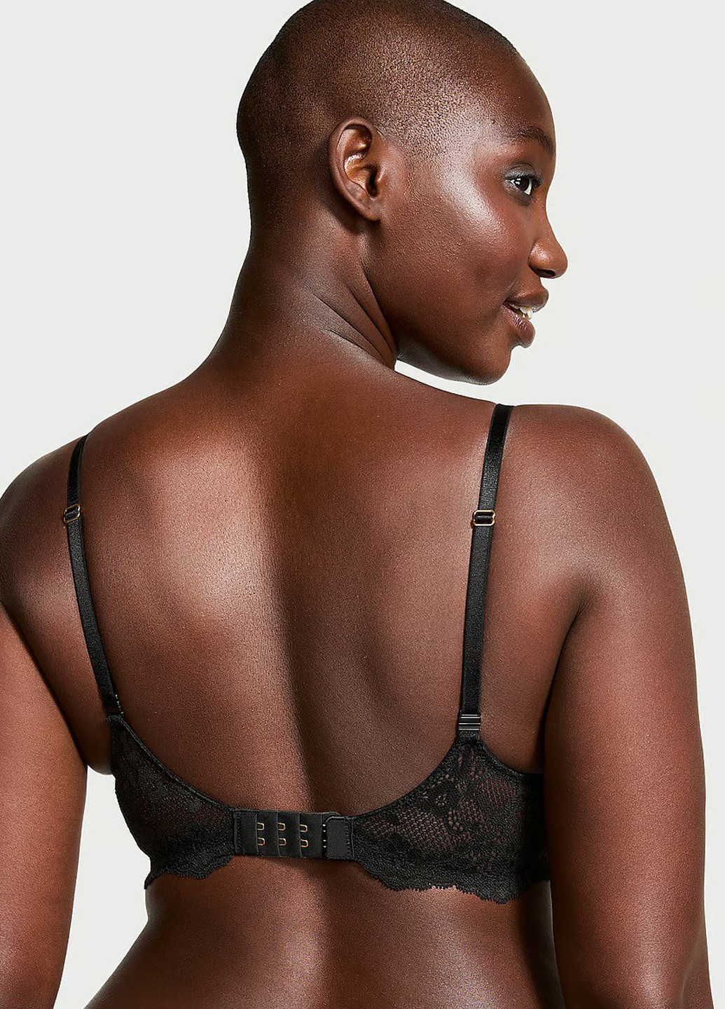 Чорний демісезонний комплект (бюстгальтер, трусики) Victoria's Secret