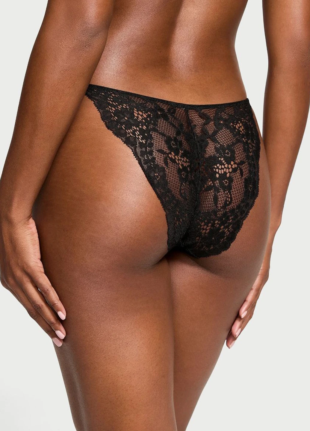 Чорний демісезонний комплект (бюстгальтер, трусики) Victoria's Secret
