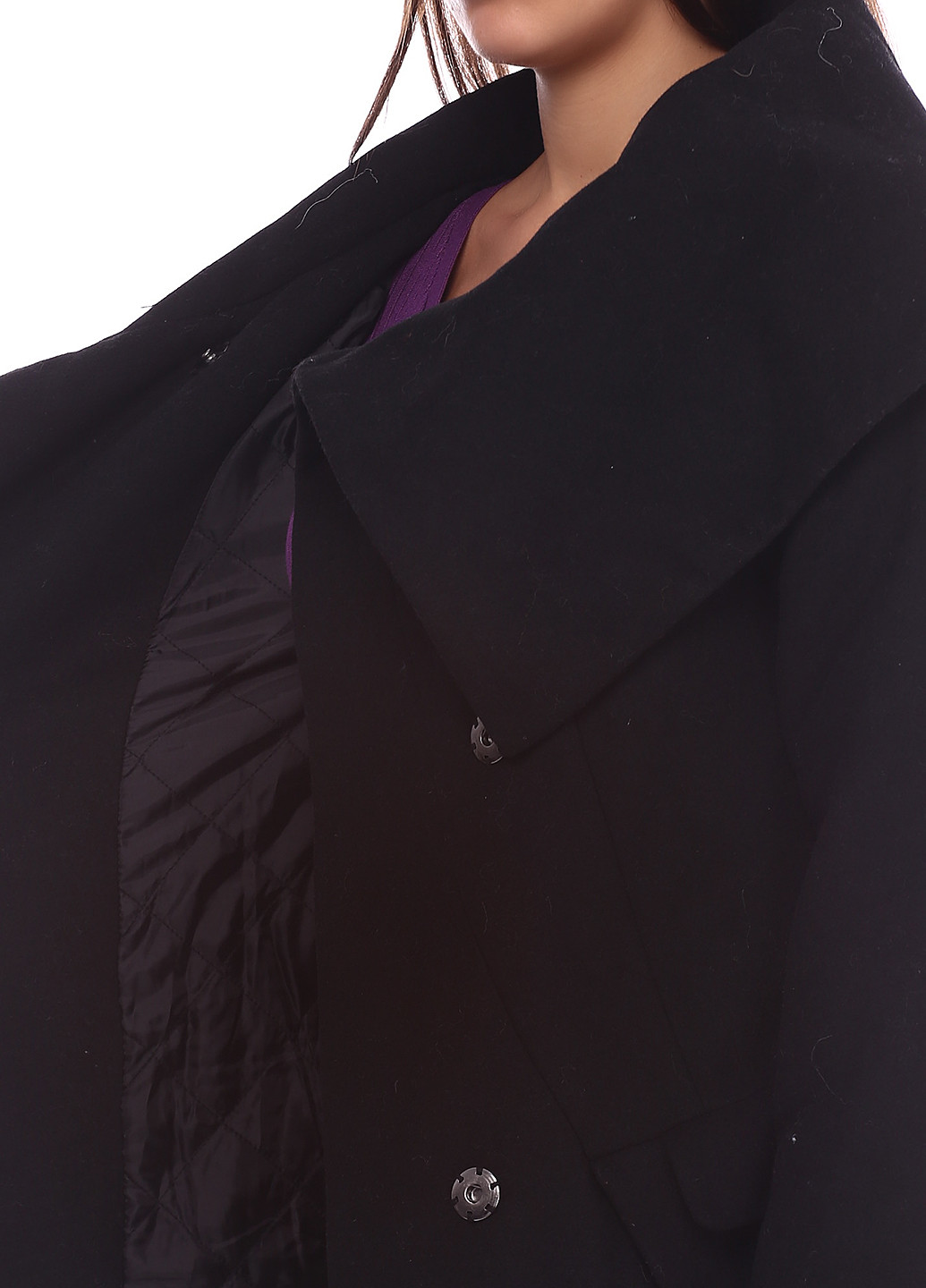 Чорне демісезонне Пальто Cache Cache