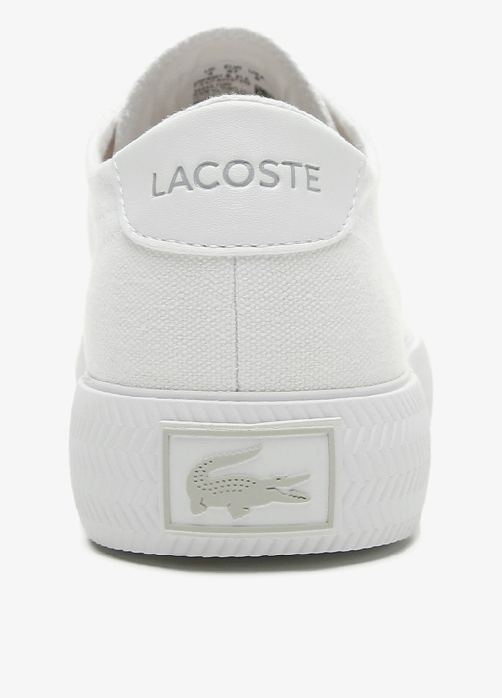 Белые всесезонные кроссовки Lacoste