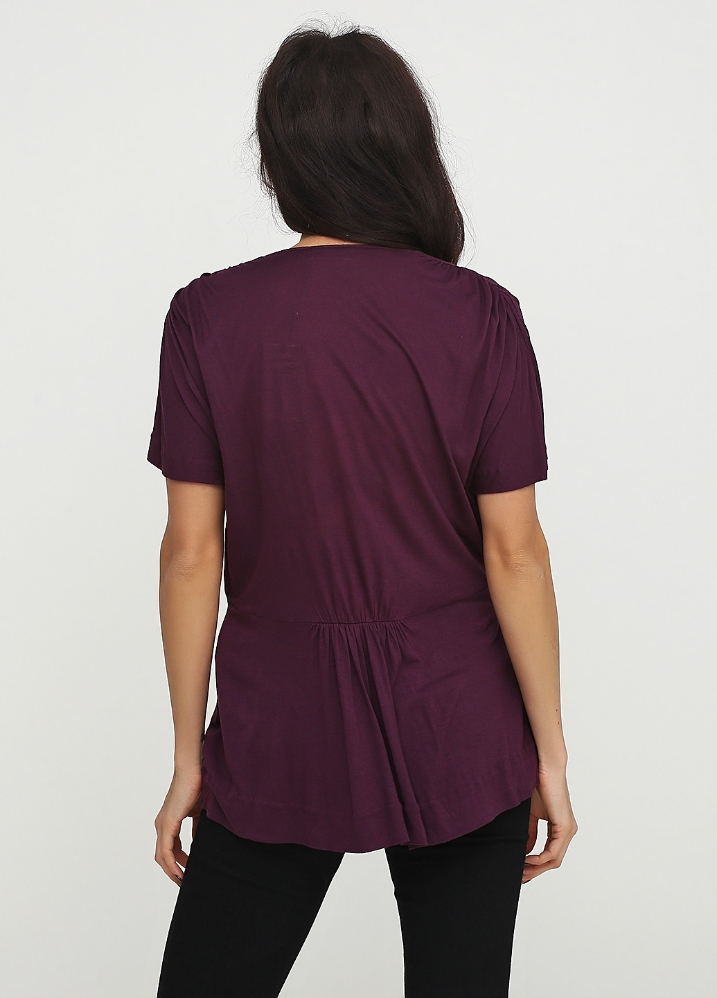 Фиолетовая летняя блуза By Malene Birger