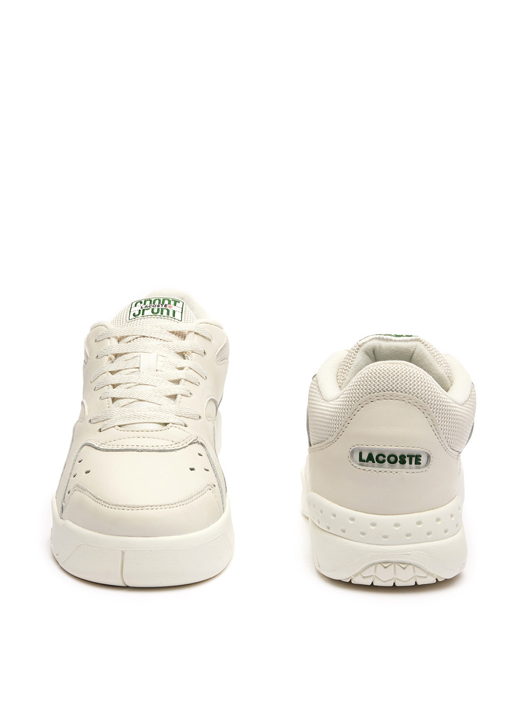 Бежевые демисезонные кроссовки Lacoste ACELINE 96