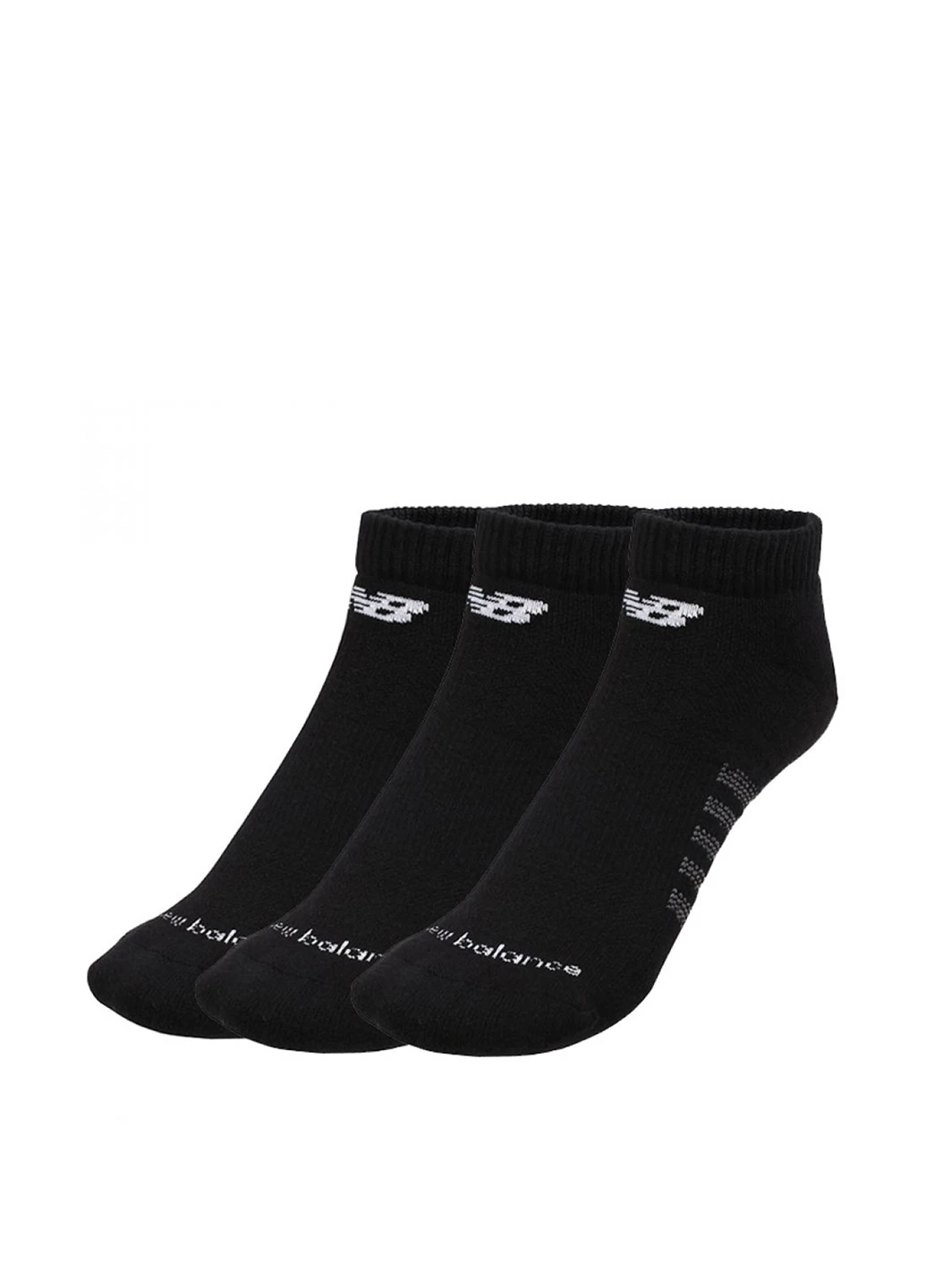 Чёрные носки (3 пары) New Balance логотипы (88777006)
