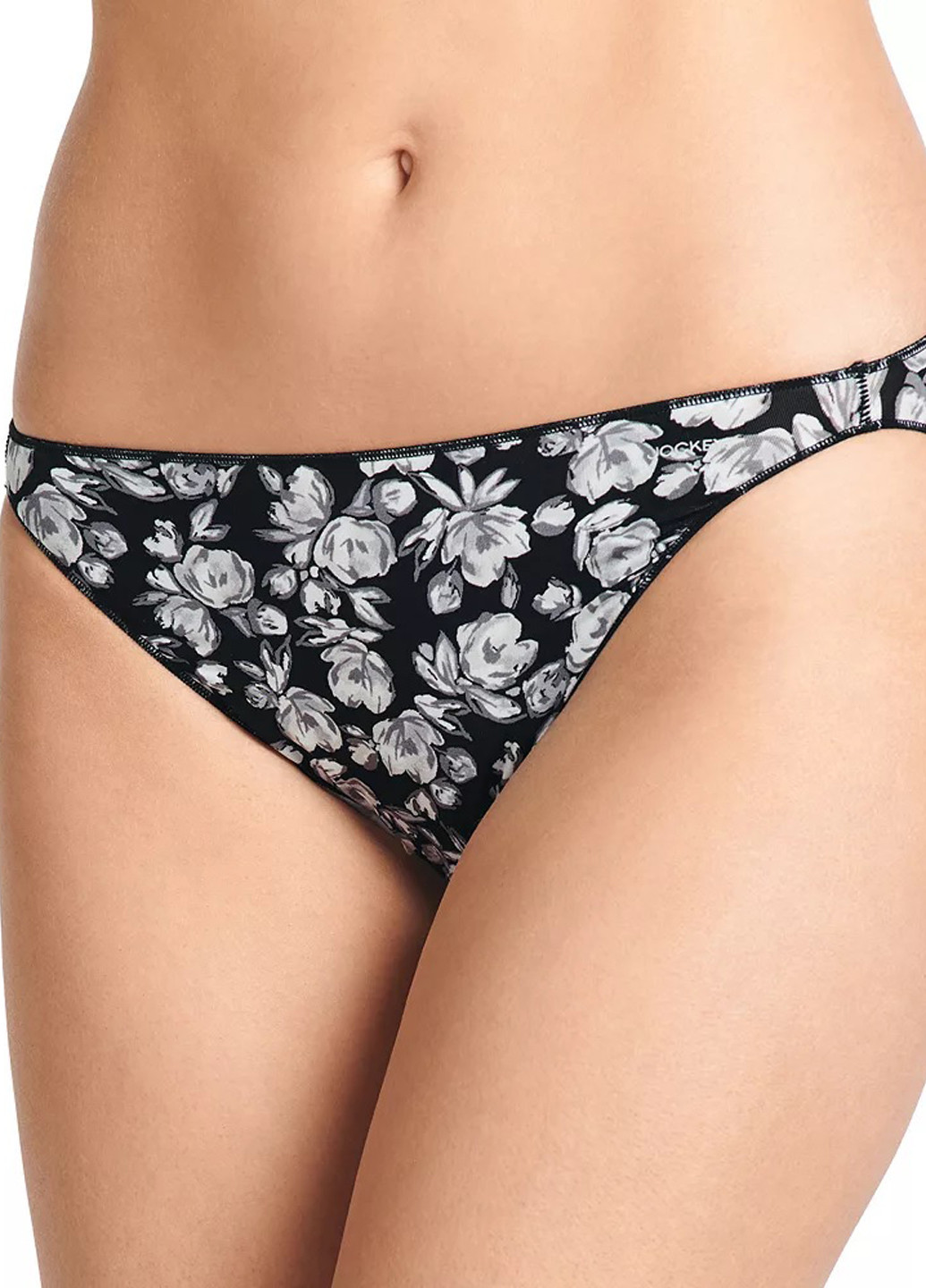 Черно-белые бикини с цветочным принтом Jockey