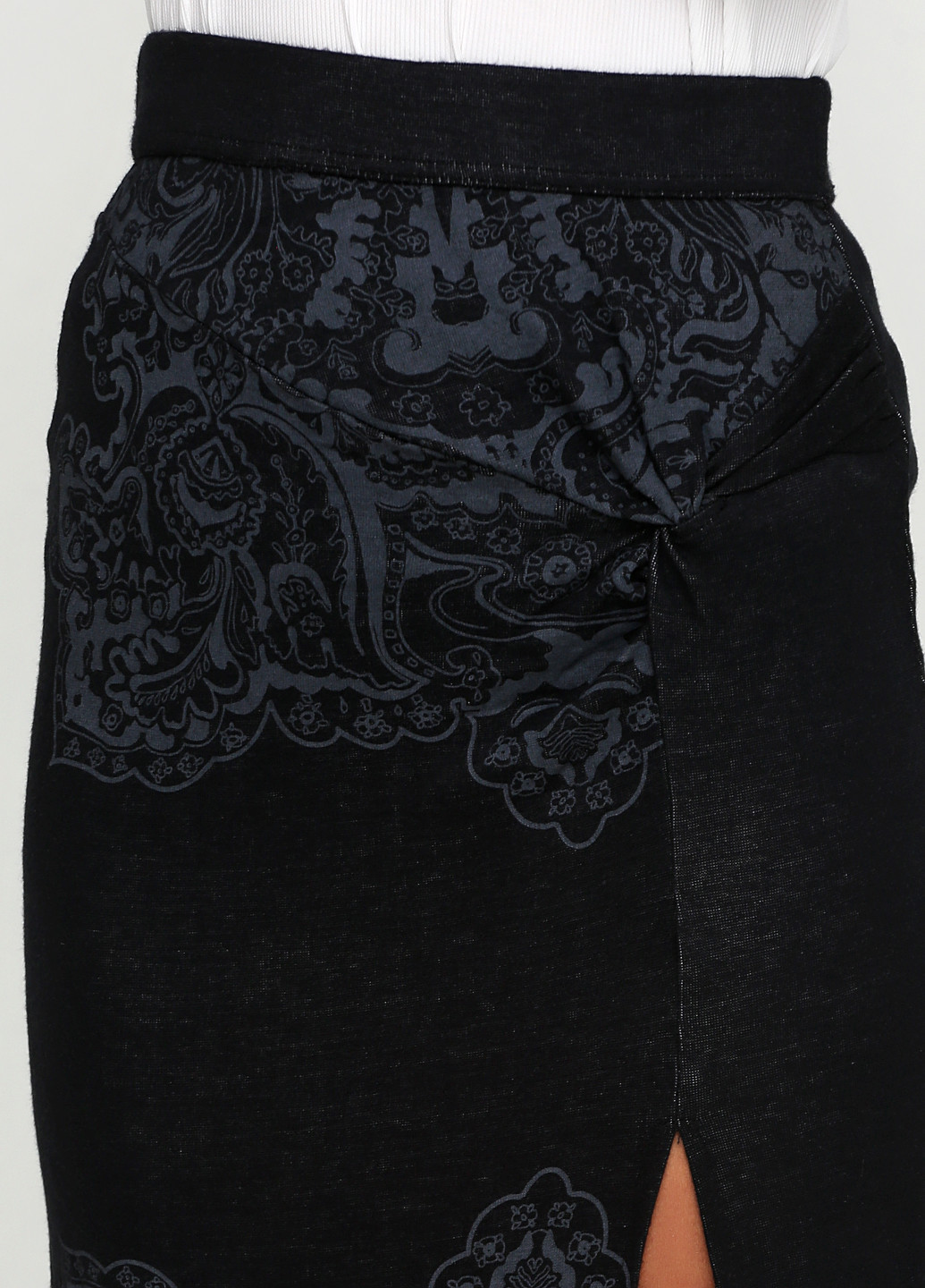 Черная кэжуал юбка Desigual карандаш