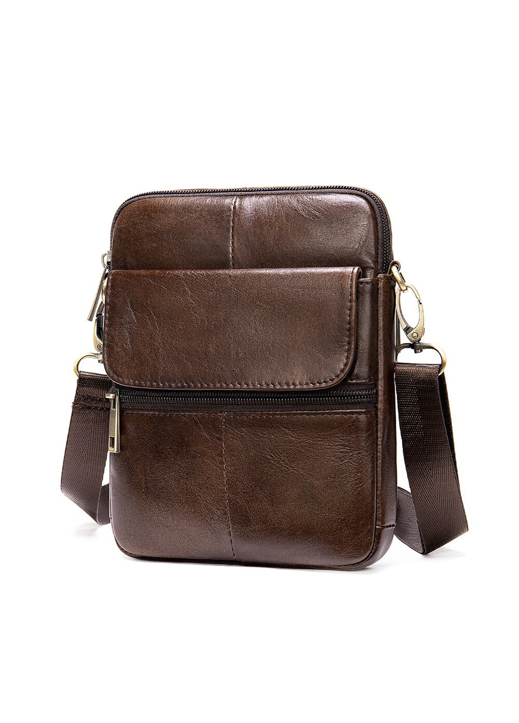 Мужская кожаная сумка 19х15х2,5 см Vintage (229458662)