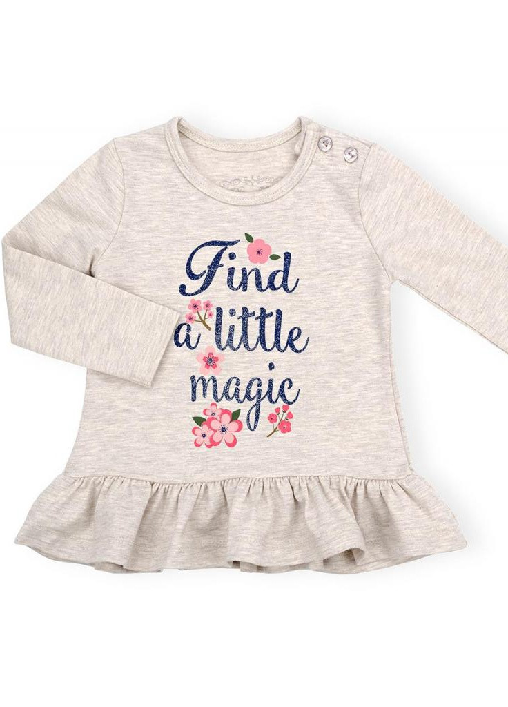 Кофта с оборкой (10576-80G-beige) Breeze (202374661)