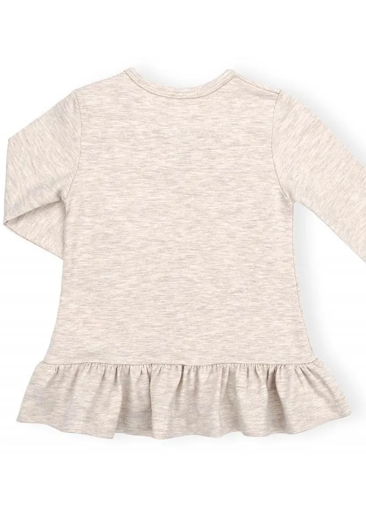 Кофта с оборкой (10576-80G-beige) Breeze (202374661)