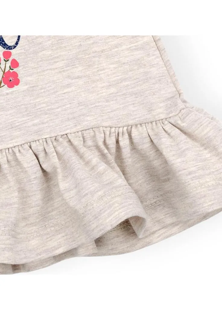 Кофта с оборкой (10576-80G-beige) Breeze (202374661)