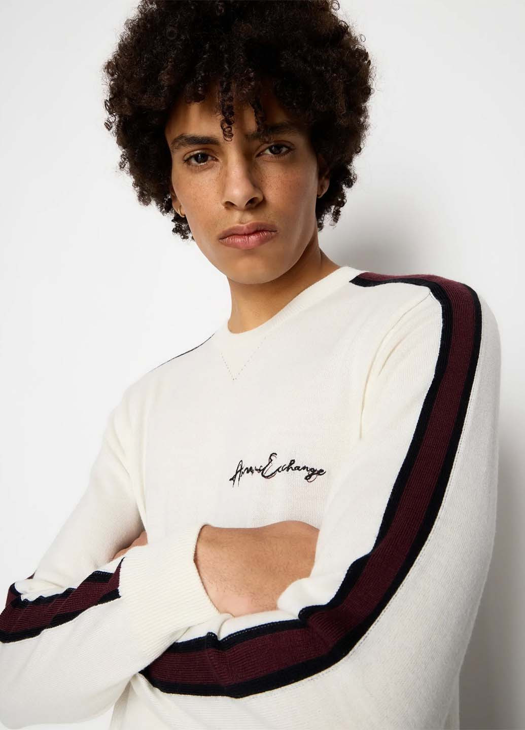 Білий демісезонний джемпер джемпер Armani Exchange