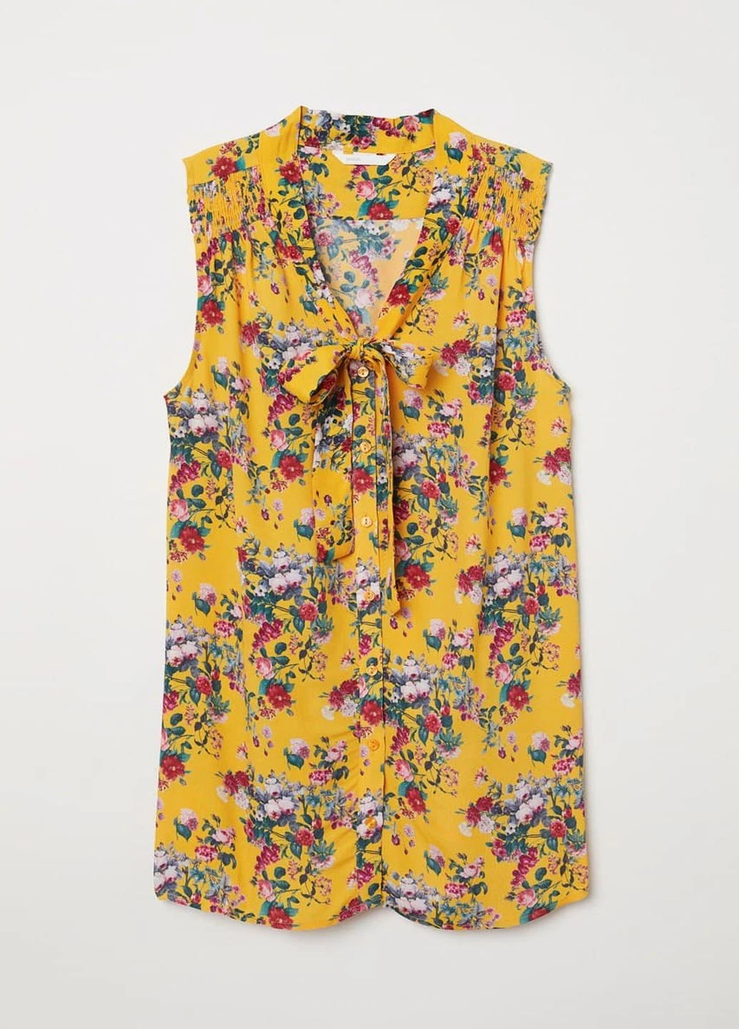 Жёлтая блуза H&M