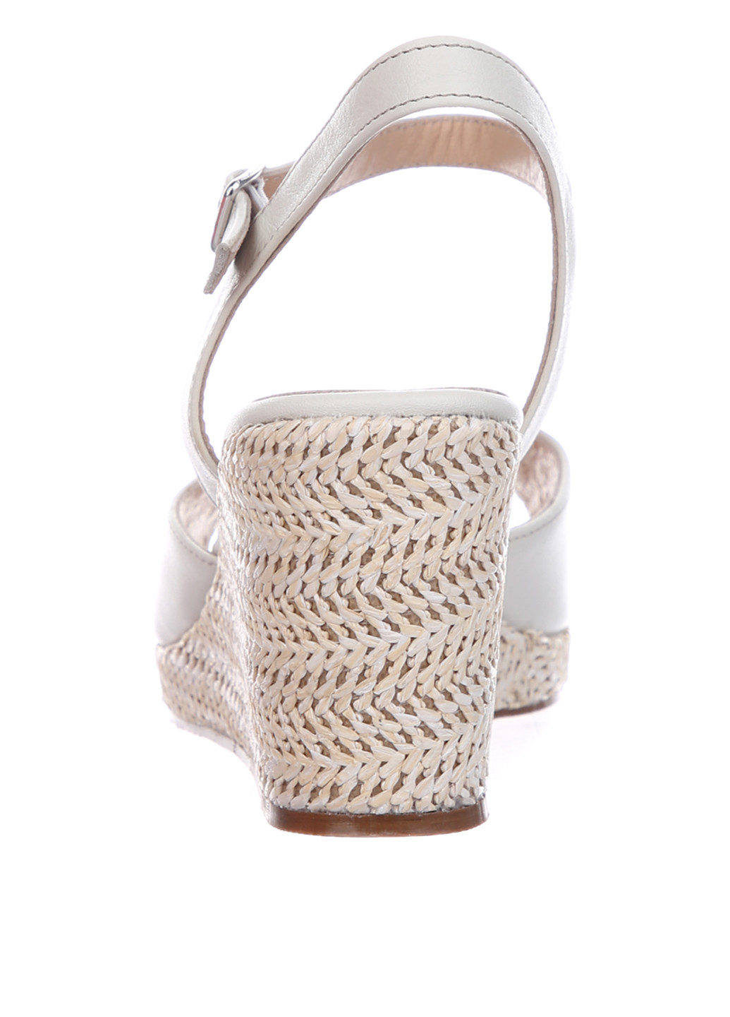 Светло-бежевые босоножки Pera Donna с ремешком на плетеной подошве