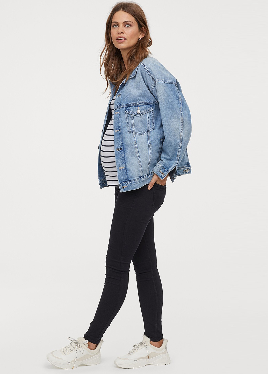Джинси для вагітних H&M - (366488311)