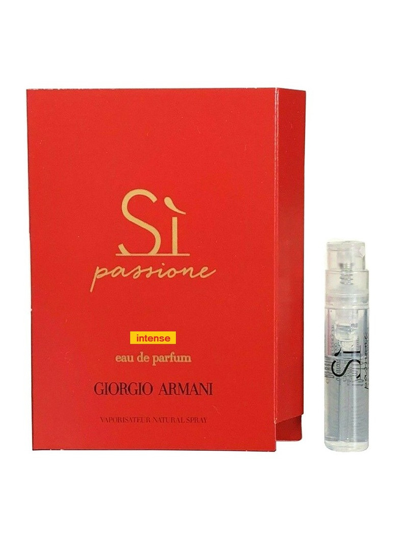 Парфюмированная вода Si Passione Intense (пробник), 1.2 мл Giorgio Armani