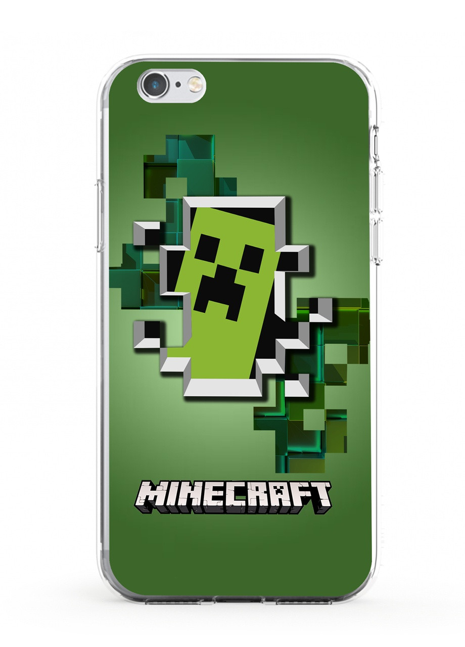 Чехол силиконовый Apple Iphone 6 Майнкрафт (Minecraft) (6937-1709) MobiPrint (219555852)