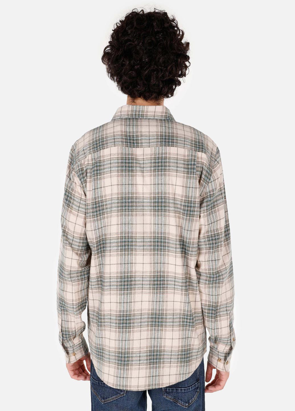 Бежевая кэжуал рубашка в клетку Colin's