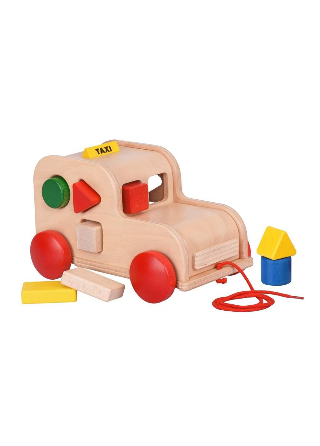 Розвиваюча іграшка Cортер дерев'яний Таксі (1550) NIC (254071205)