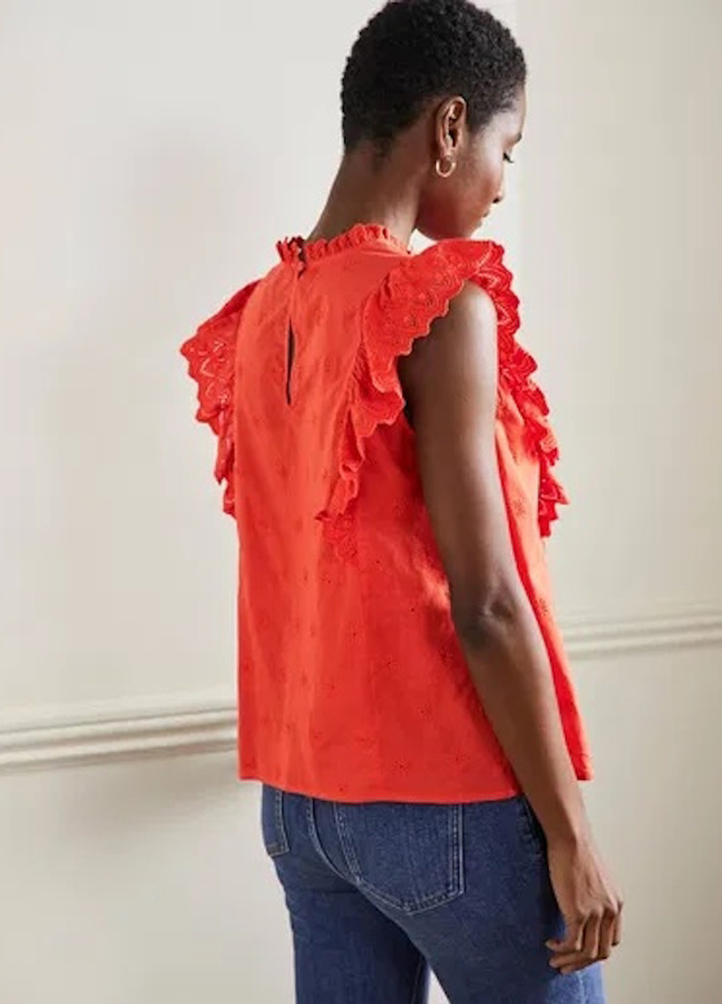 Помаранчева блуза Boden