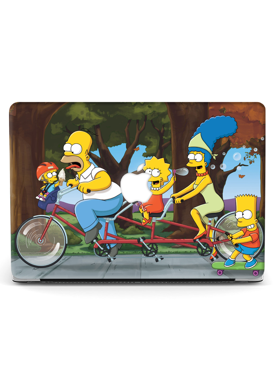 Чохол пластиковий для Apple MacBook Air 13 A1466 / A1369 Сімпсони (Simpsons) (6351-1727) MobiPrint (218539249)