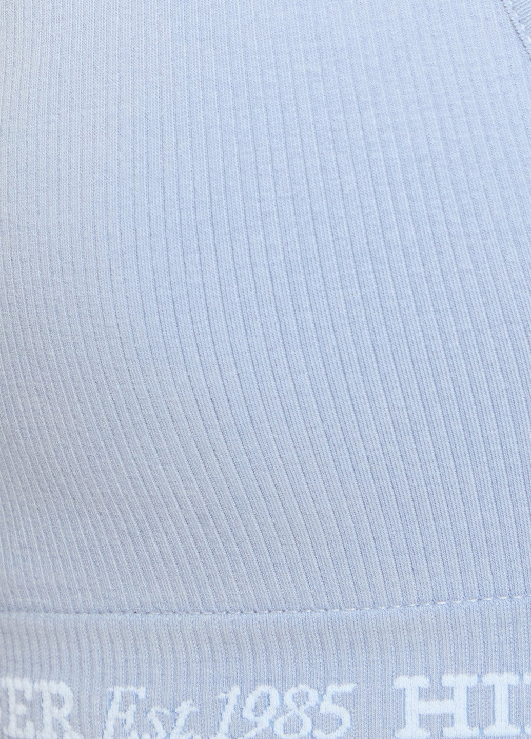 Блакитний топ бюстгальтер Tommy Hilfiger без кісточок бавовна