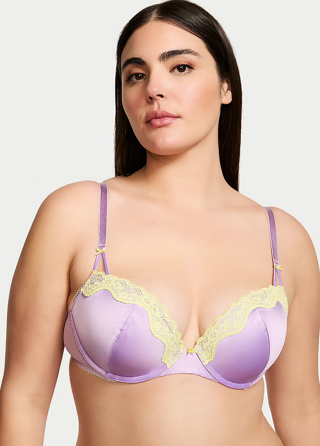 Сиреневый демисезонный комплект (бюстгальтер, трусики) Victoria's Secret