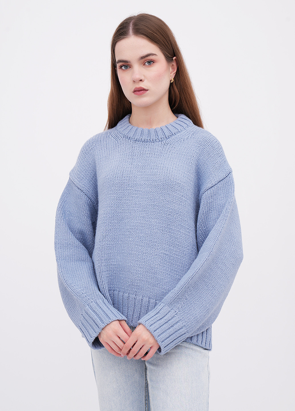 Волошковий зимовий джемпер джемпер EQUILIBRI