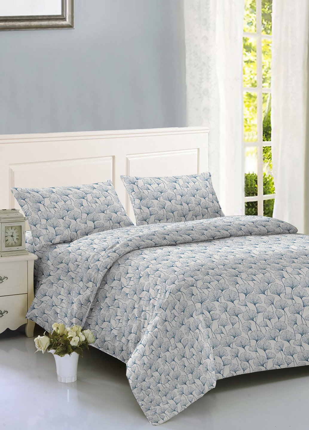 КПБ Двуспальный 180*220 Creation Steel Blue Soho (317244701)