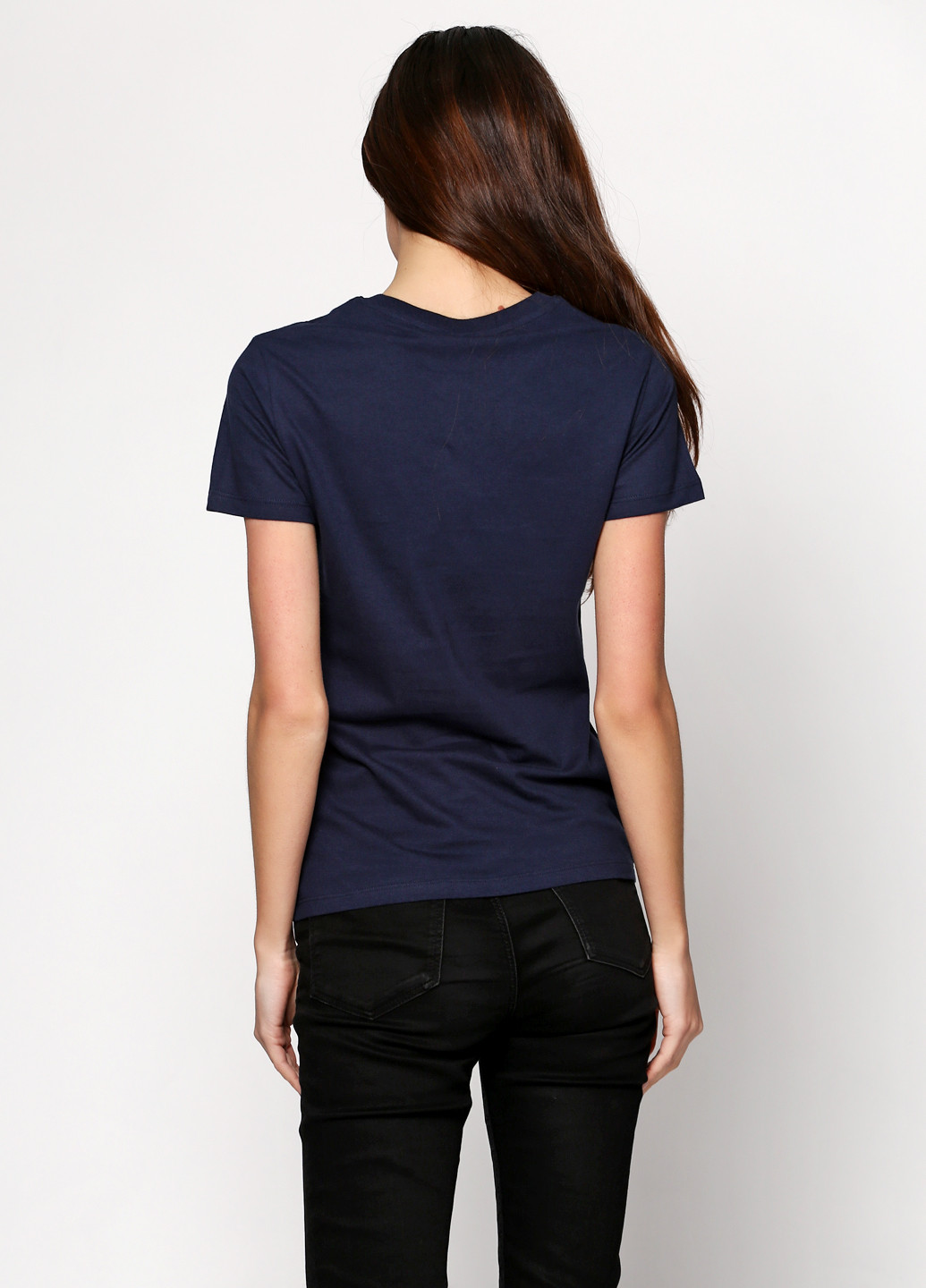 Темно-синя літня футболка з коротким рукавом Sol's
