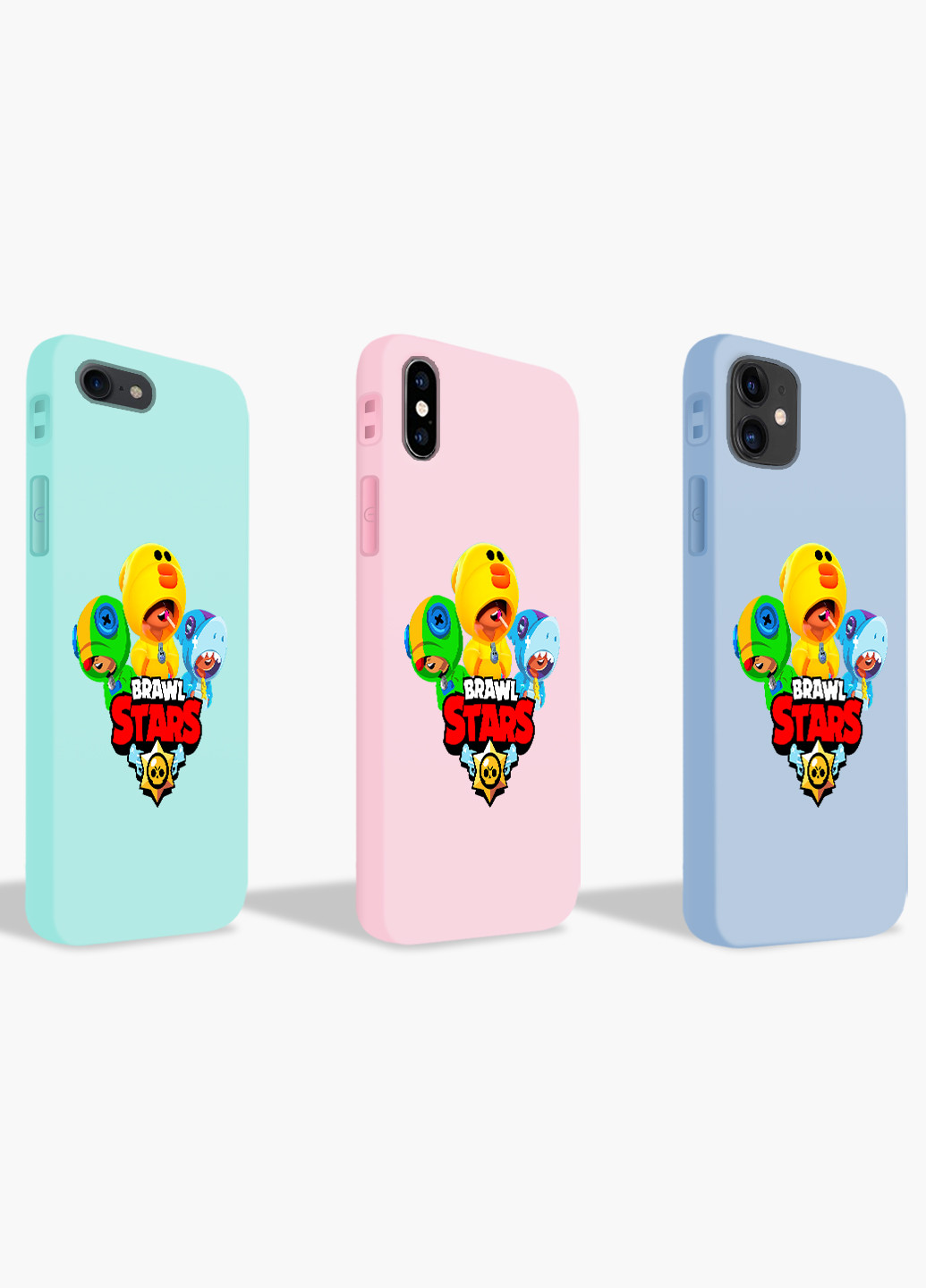 Чехол силиконовый Apple Iphone 8 Леон Бравл Старс (Leon Brawl Stars) (6151-1701) MobiPrint (219507640)