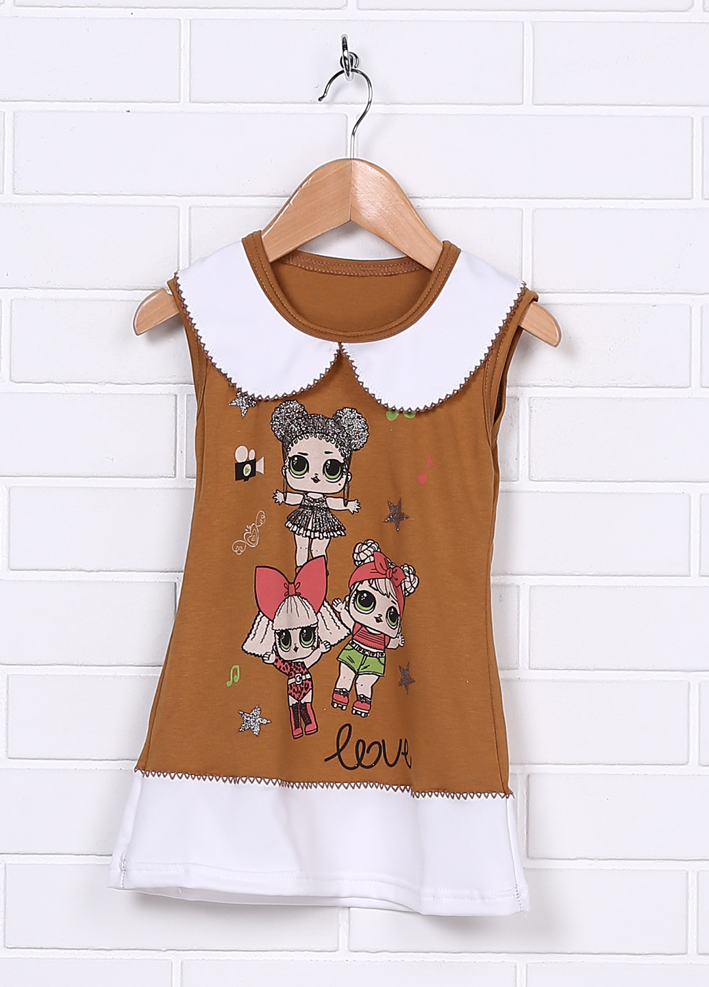 Коричневое платье Baby Art (74041252)
