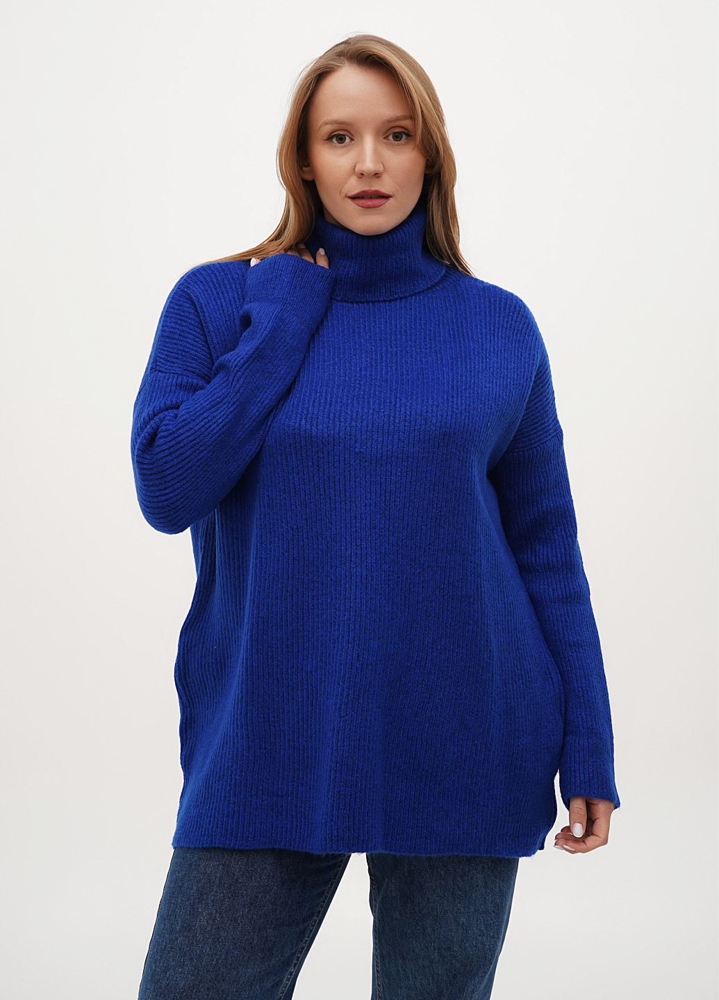 Синій демісезонний светр La Pomme