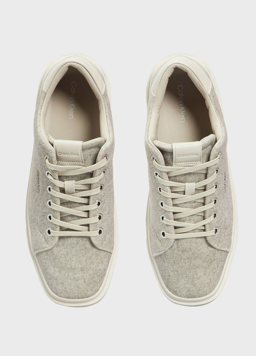 Бежевые кеды Calvin Klein
