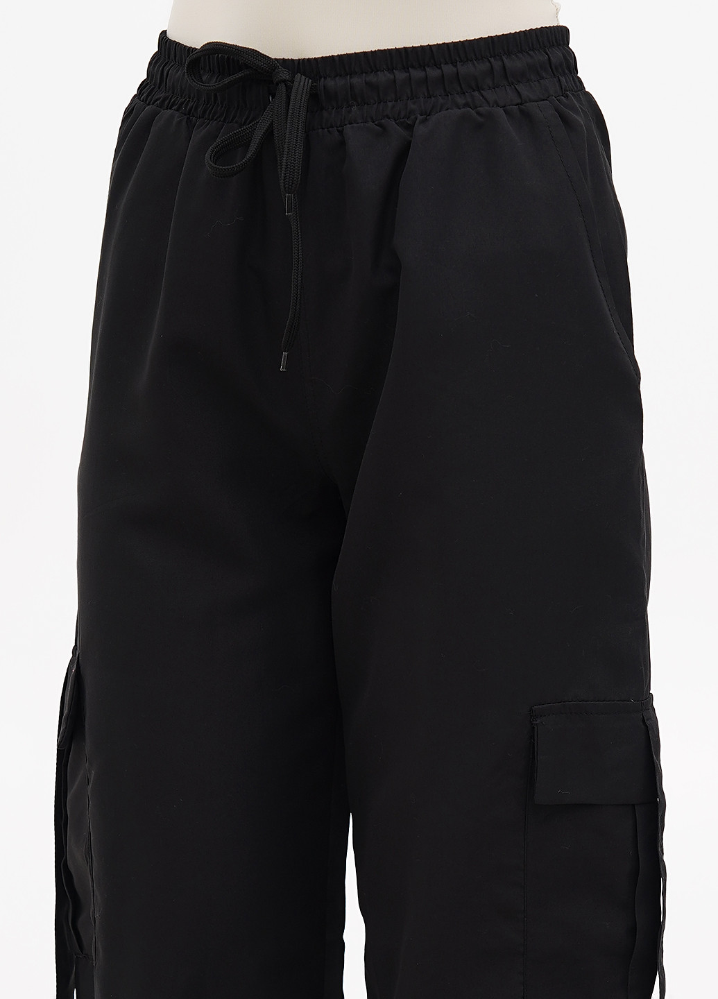 Черные кэжуал летние карго брюки Boohoo
