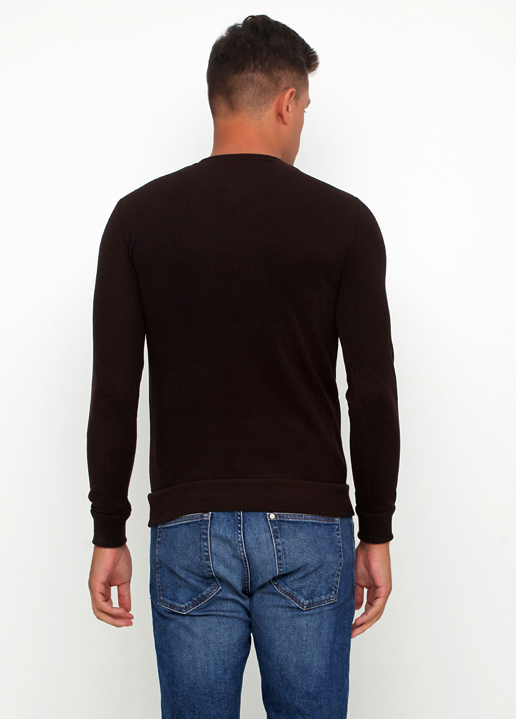 Коричневый демисезонный пуловер пуловер DKM