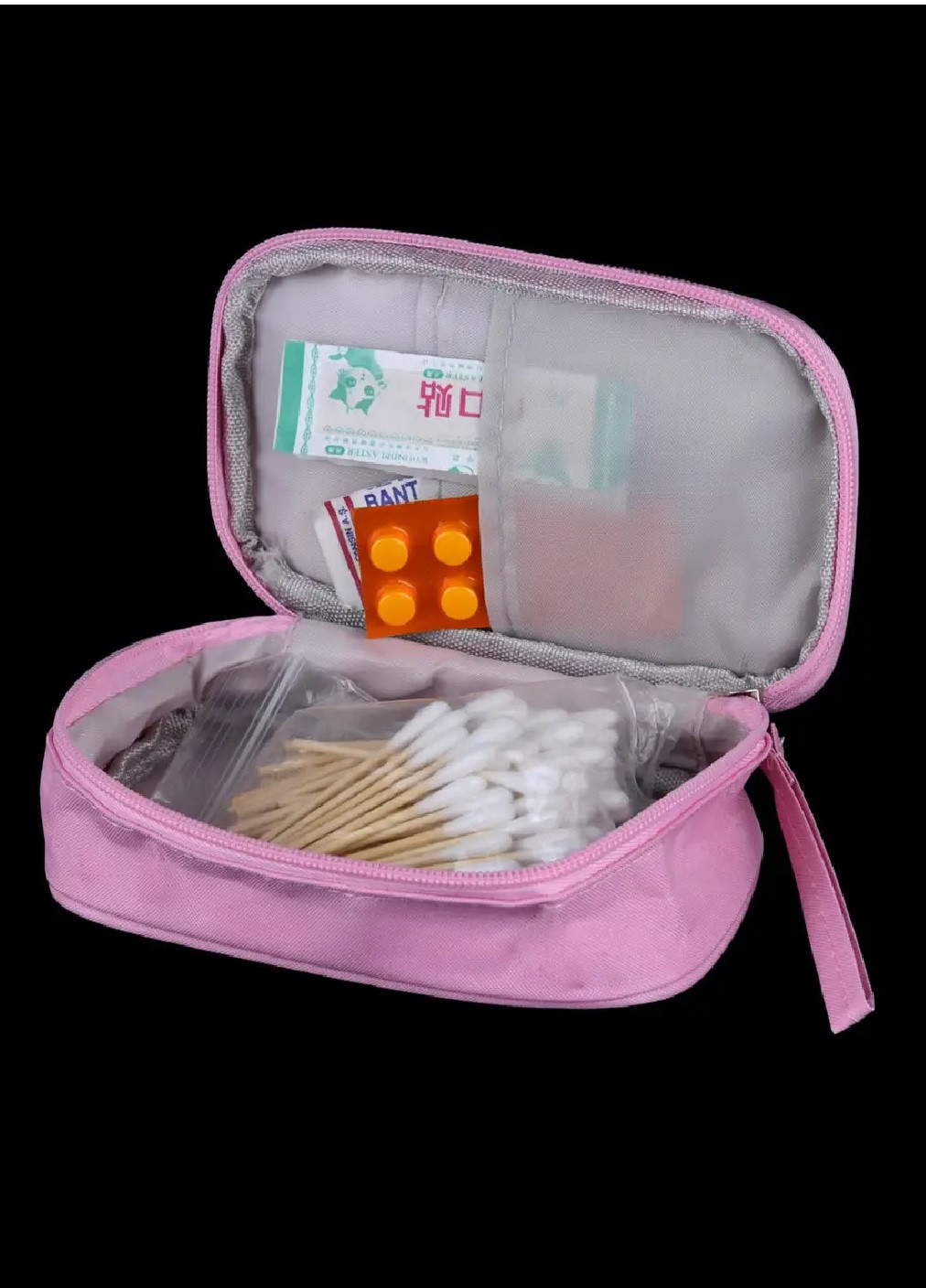 Аптечка сумка органайзер для медикаментів для подорожей для дому 17х11х6 см (473266-Prob) Рожева Unbranded (254235558)