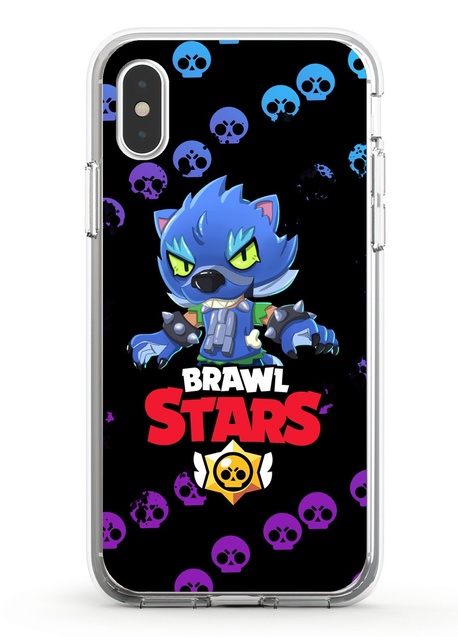 Чохол силіконовий Apple Iphone 11 Pro Max Леон Вовк Бравл Старс (Leon Wolf Werewolf Brawl Stars) (9232-1014) MobiPrint (219283949)