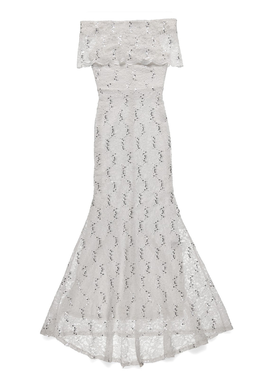 Айворі вечірня, святковий сукня годе Sistaglam однотонна