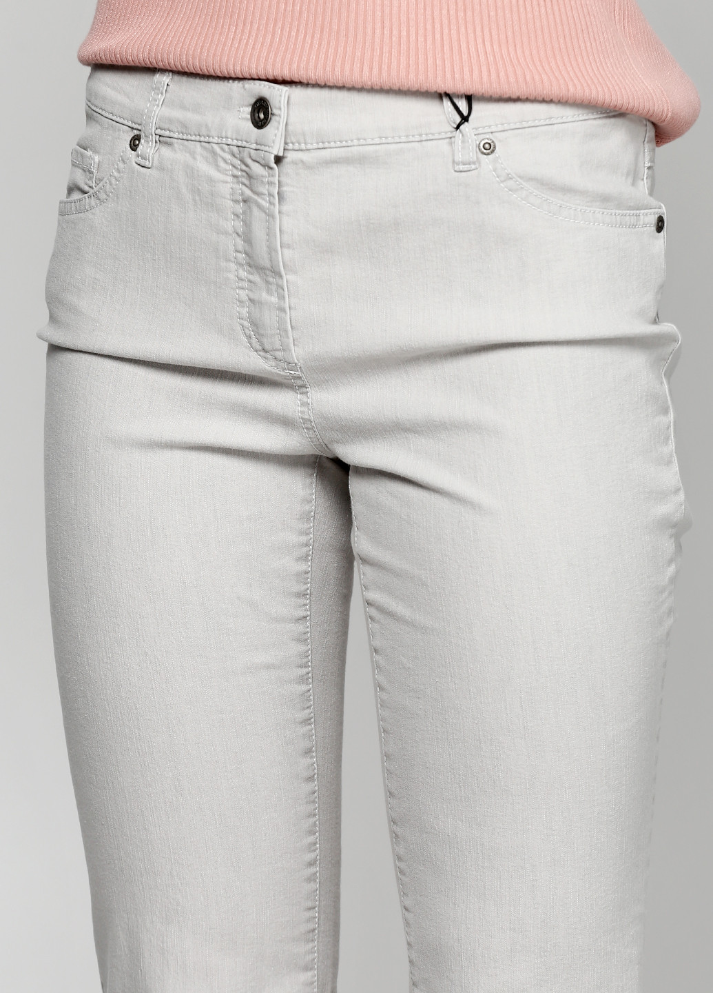 Белые кэжуал демисезонные брюки Gerry Weber