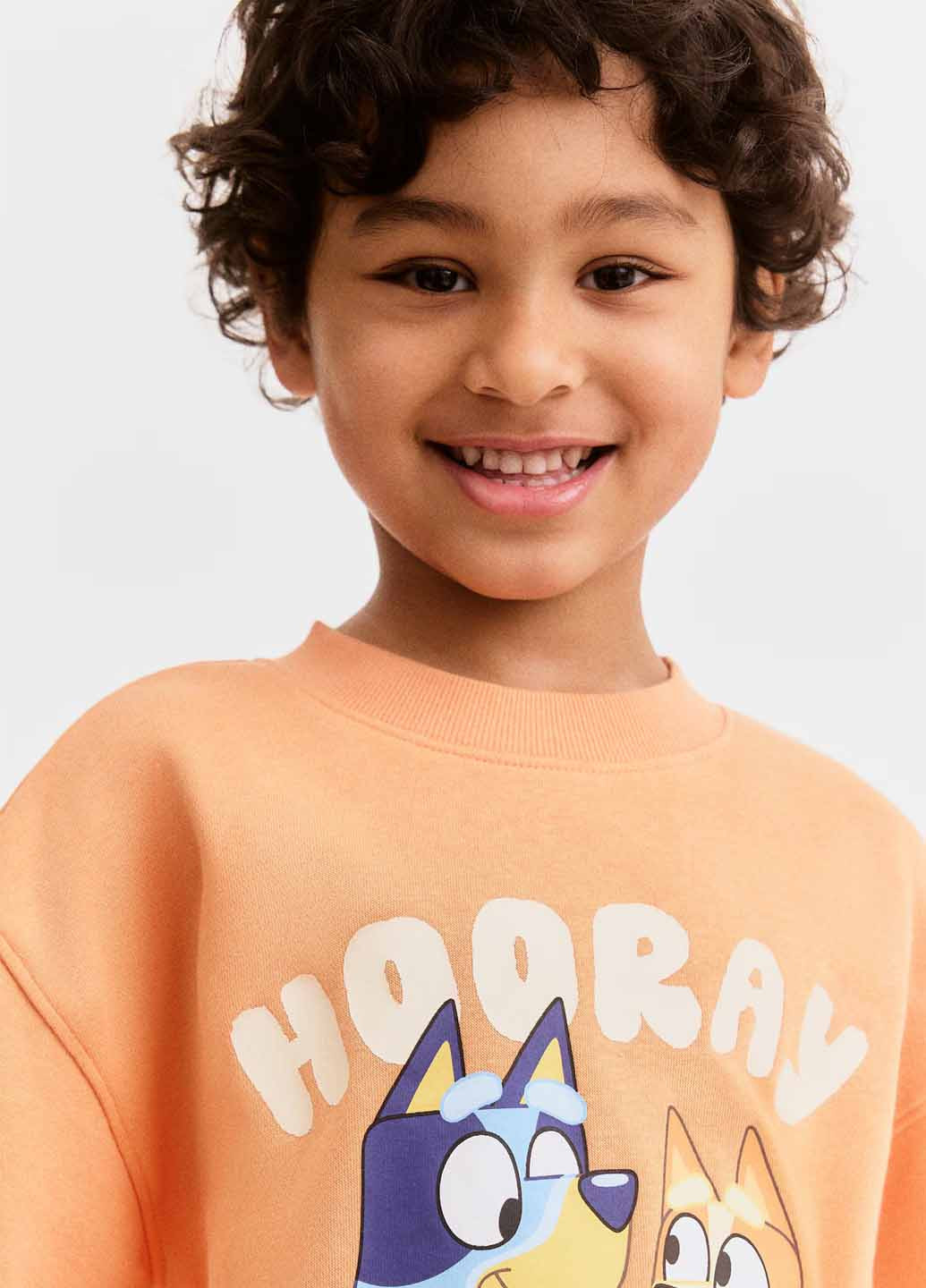 Світло-оранжева літня футболка H&M