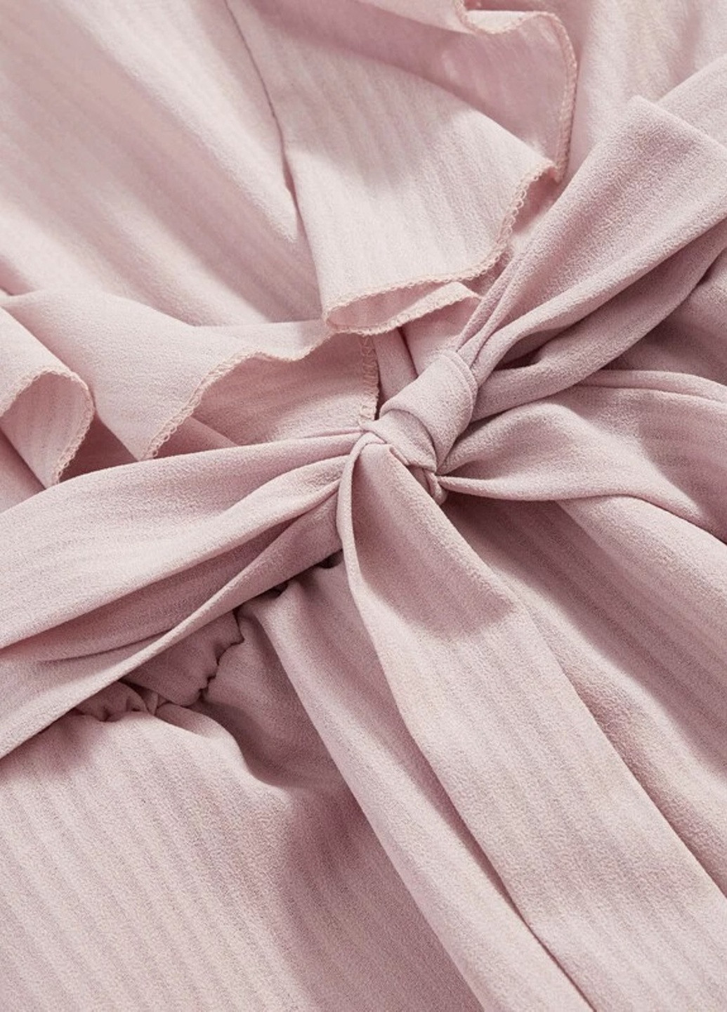 Розовое асимметричное платье на запах с поясом для девочек SHEIN (254456730)