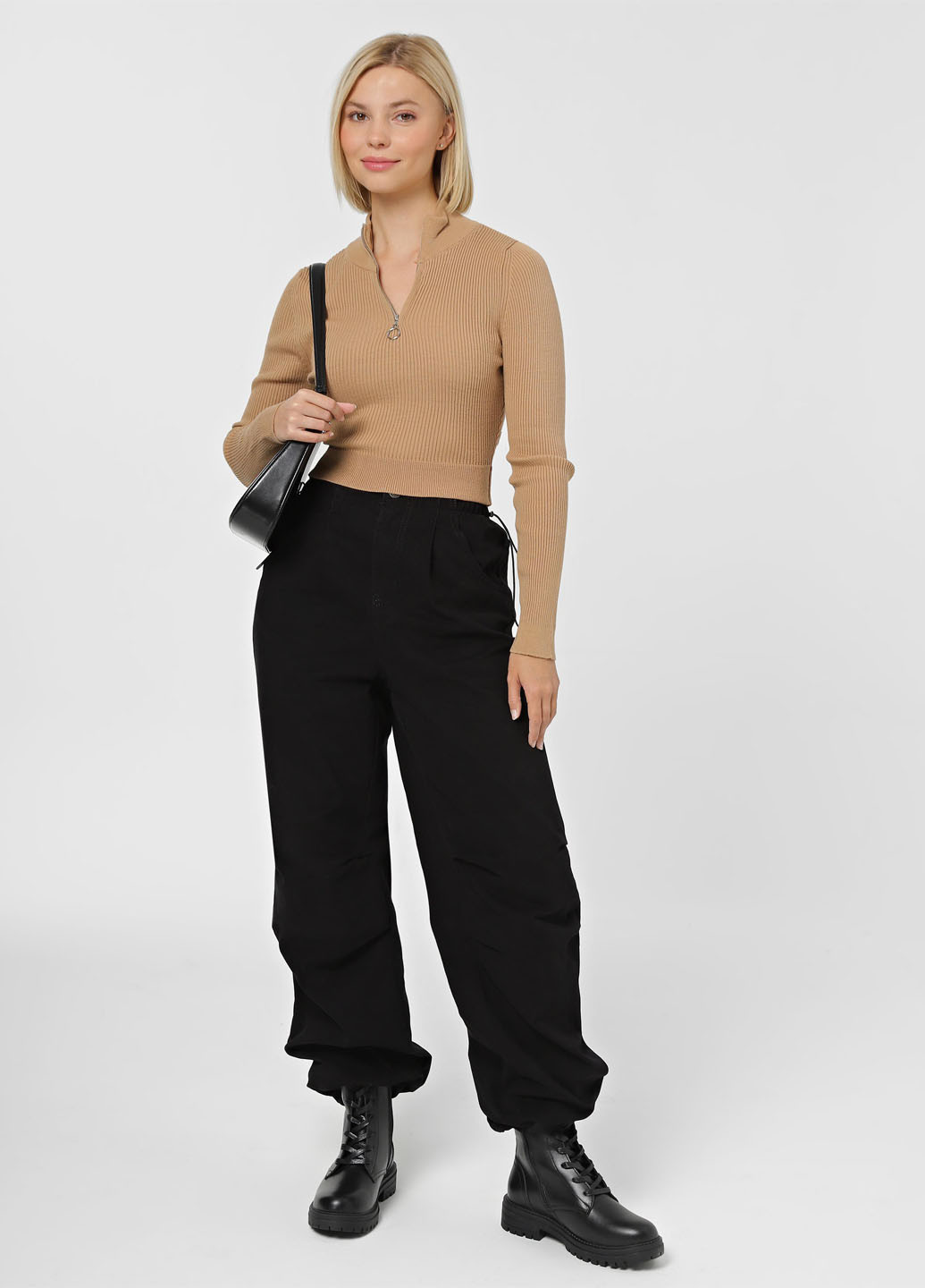 Бежевий демісезонний светр Braska 7004-10