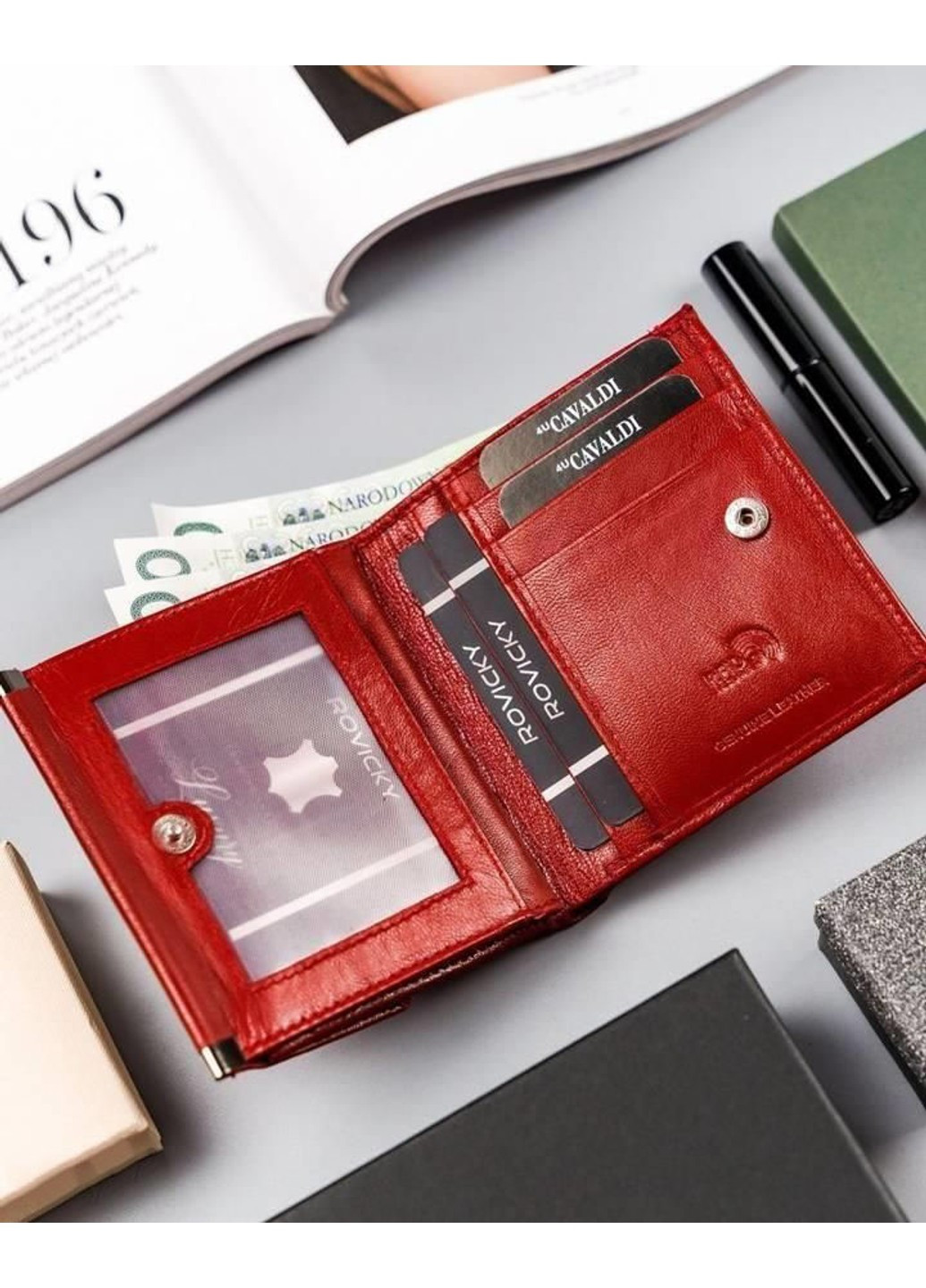 Гаманець жіночий шкіряний RD-16-GCL 4U Cavaldi (254314471)
