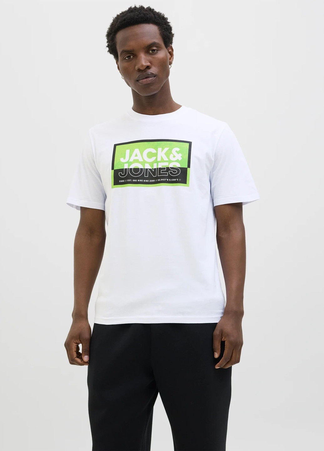 Біла футболка Jack & Jones