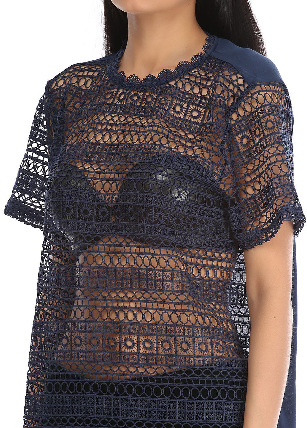 Синяя блуза H&M