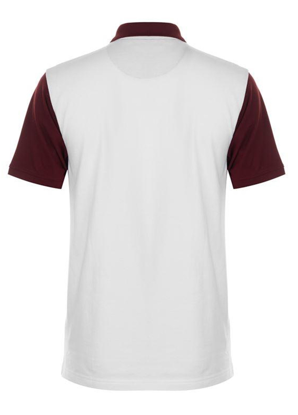 Бордовая футболка-поло для мужчин Pierre Cardin в полоску