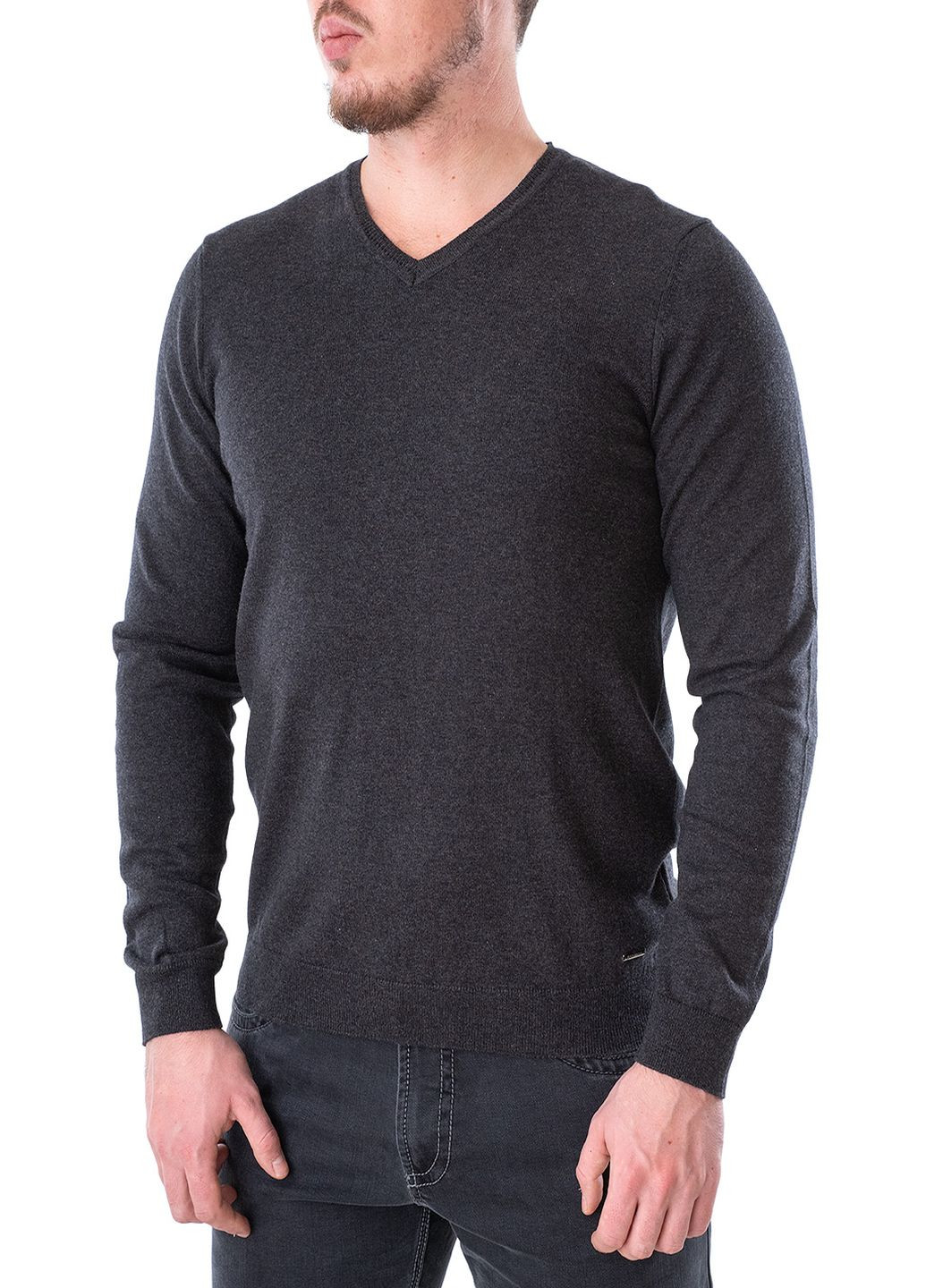Серый зимний пуловер Ragman